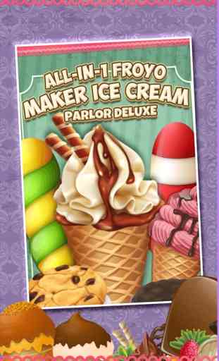 Un Froyo Hacedor Todo-en-1 Ice Cream Parlor - Deluxe Yogur Postre Creador 1