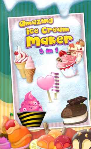 Un increíble helado Game Maker - Crea conos, helados y dulce helado Sandwiches Shop 2