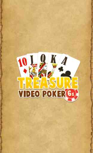 A Antiguo Tesoro Video Póker - Tarjeta Casino de Juego Libre 1