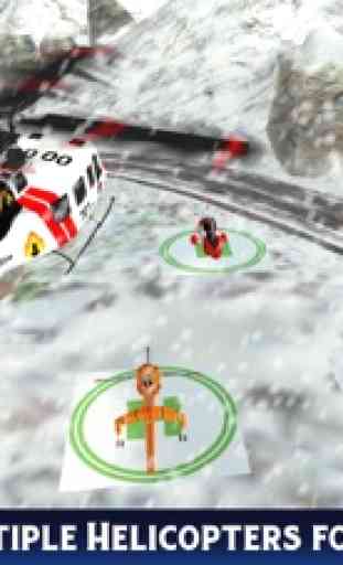 Ambulancia Helicópter Piloto Juego: Vuelo Simuladr 4