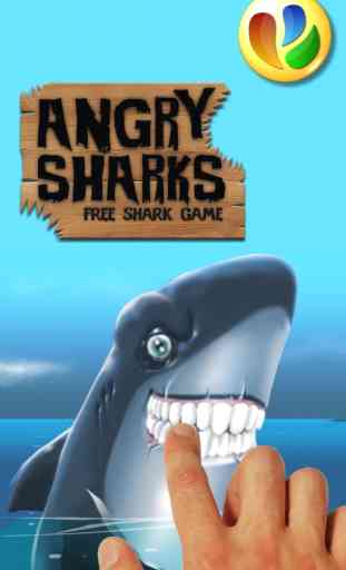 Angry tiburones - Angry Sharks, Free Shark Game 1