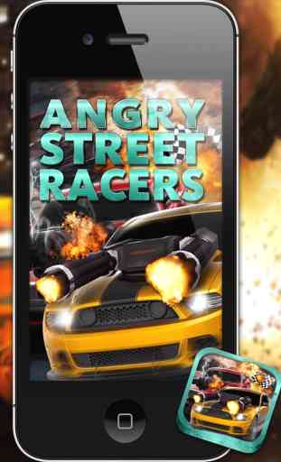 Racers Street Angry - Un coche de carreras del juego libre 3