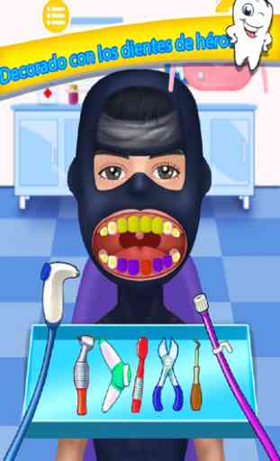 Bad Teeth Doctor and Hero Dentist Office - Help Celebrity with your little hand 4