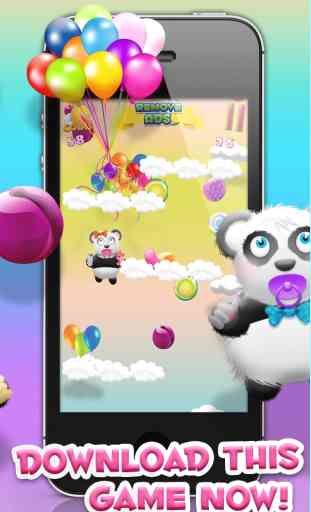 Bebé Panda Bears caramelo Rain HD - Fun Jumping Nube Edición Juego GRATIS! Baby Panda Bears Candy Rain HD -  Fun Cloud Jumping Edition FREE Game! 3