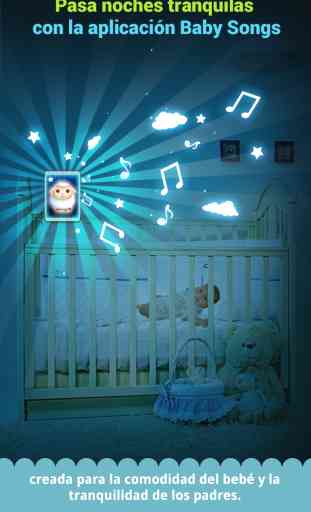 Canciones del bebé 2: canciones de cuna, ruidos blancos y luz de noche 2