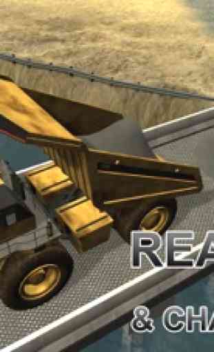 Ejército simulador de construcción de puentes - Mega máquinas de carga y juego de conducción de la grúa 2