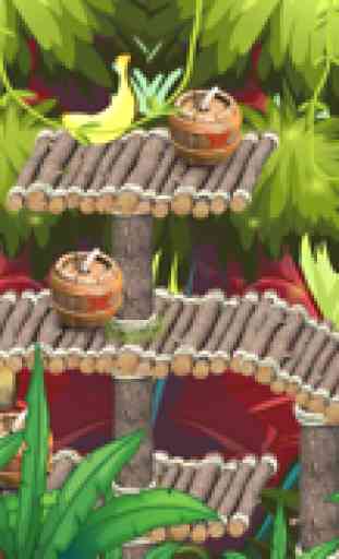 banano mono Jungle Run juego 2 - gorila kong Lite 1
