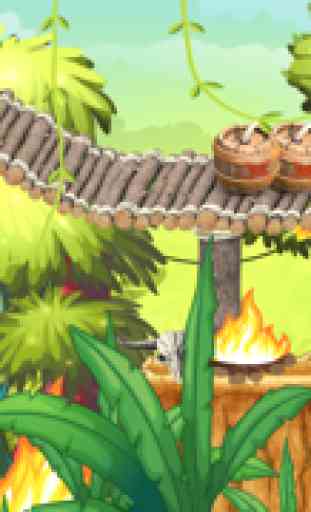 banano mono Jungle Run juego 2 - gorila kong Lite 3