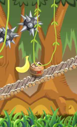 Plátano Monkey Jungle Run Juego - gorila Kong Lite 4