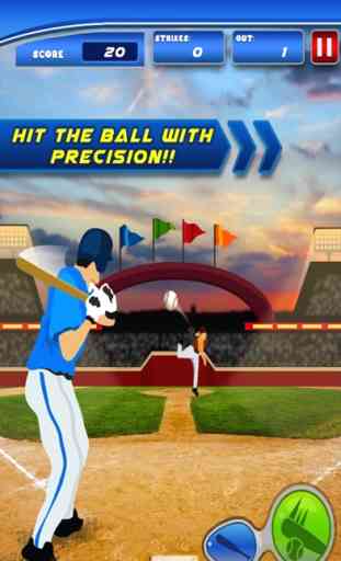 Baseball Sports Tap - El jugador estrella and Play Hit the Screw pelota para marcar alta en el Campeonato 1