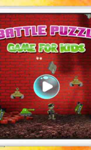 ejército batalla equipos juego de puzzle para niños 2