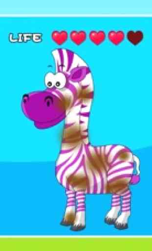Jugar con baby zebra - juego de niños gratis 1