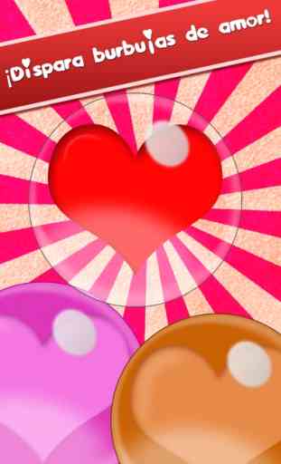 Bubble Shooter de amor San Valentín - Un juego clásico de tres en línea para el día de los enamorados 1