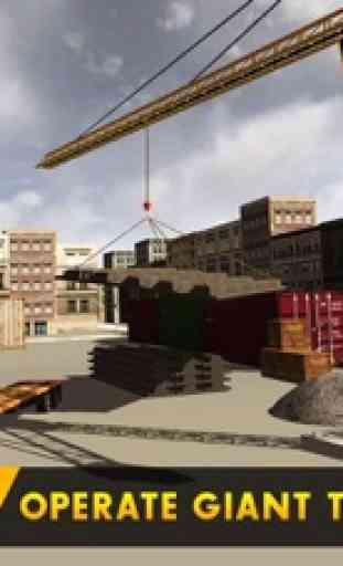 Constructor de puentes operador de grúa - ciudad 3D juego de simulación de construcción de camiones 2