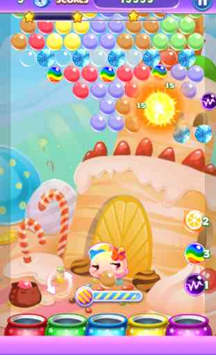 Juegos de Burbujas con gato - Bubble Mania Sweet Candy Pop: Bubble Shooter Puzzle HD 2016 2