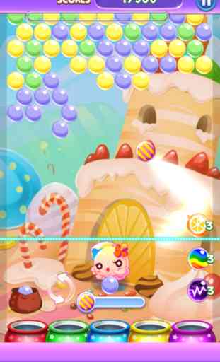Juegos de Burbujas con gato - Bubble Mania Sweet Candy Pop: Bubble Shooter Puzzle HD 2016 3