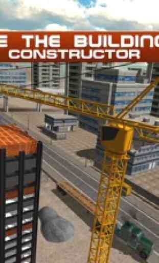 Construcción de Edificios Simulador 3D - Constructor Crane Simulador juego 1