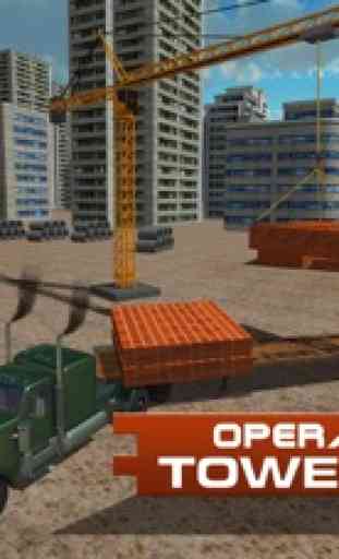 Construcción de Edificios Simulador 3D - Constructor Crane Simulador juego 4