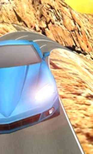 Coche acrobacias simulador en 3D - loco jet extrema velocidad deportes juego de conducción 4