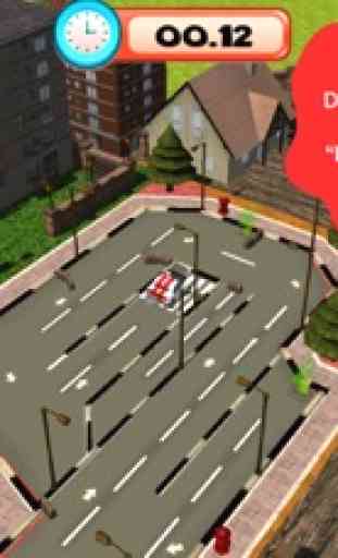 Aparcamiento coches dibujos animados 3D Juego 3