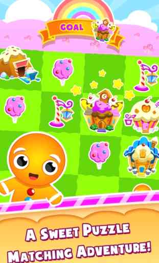 Candy Jam:  Like 2048 merged number game (Find the Spot) 1