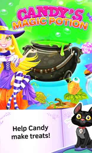 Candy Potion! Halloween juegos de magia para niños 4