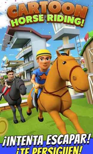 Carrera Ecuestre Gratis - Juego de Caballos de Equitación Cartoon 1