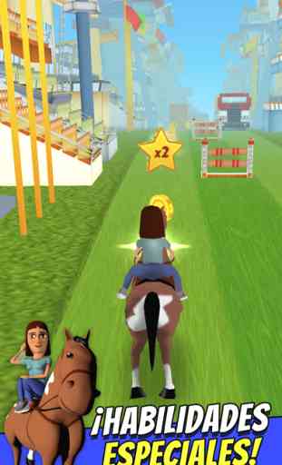 Carrera Ecuestre Gratis - Juego de Caballos de Equitación Cartoon 3