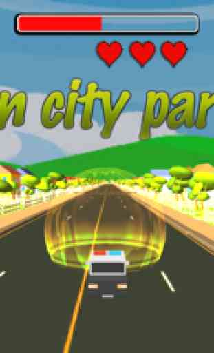 Cartoon Pixel Truck City Parking - Driving Traffic Simulador Lite 1