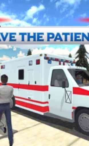 Ciudad Ambulancia de Emergencia - Estacionamiento 3D y conducción juego de simulación 2