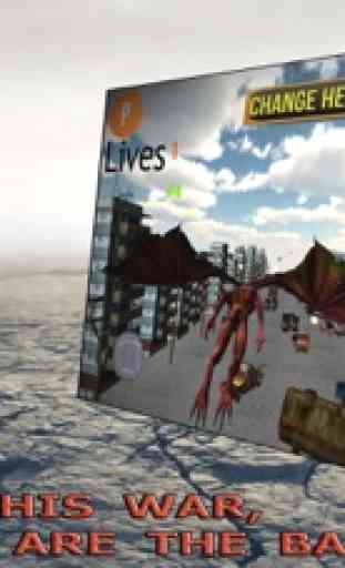 Clash Of Gargoyle 3D - Una guerra épica contra el Demonio Tierras aviones de combate de la fuerza aérea ( Gratis ) 3