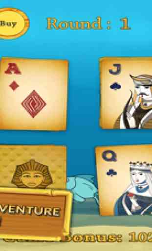 clásicas torres tri-Peaks Solitaire Blitz: relajante Klondike paciencia juego de cartas gratis 1