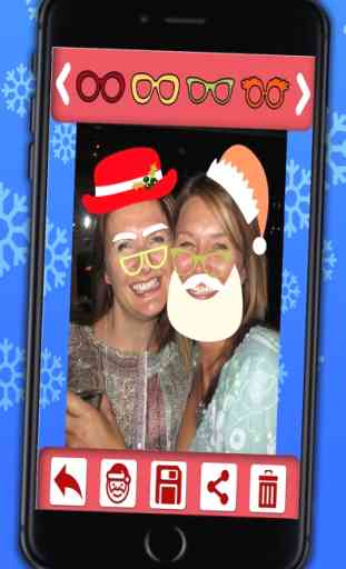 Editor de fotos navidad - Foto stickers de papa Noel y navidad para hacer fotomontajes y collages divertidos 2