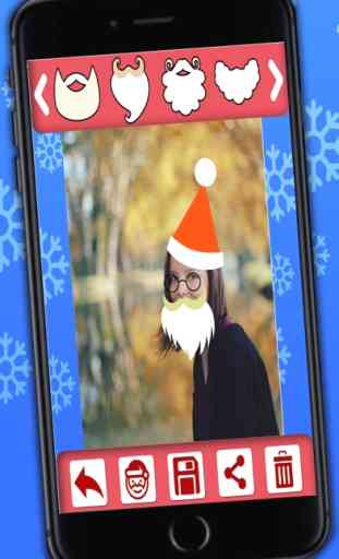 Editor de fotos navidad - Foto stickers de papa Noel y navidad para hacer fotomontajes y collages divertidos 4