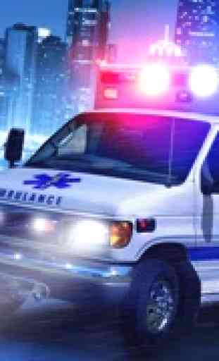 Chicago Ambulance - Sirens: Quick 3D Emergency Car Driving Game 1
