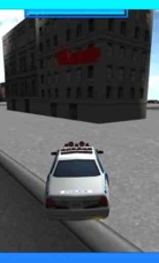 City Police Car Conductor Simulador - 3D persecuci 1