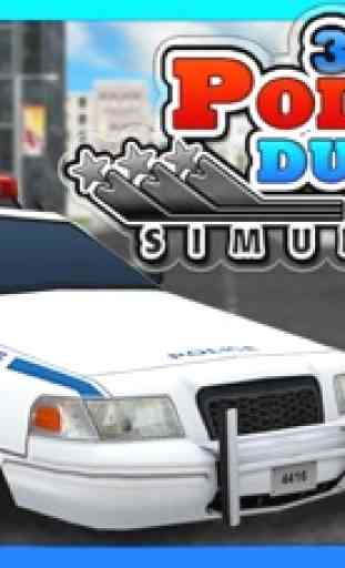 City Police Car Conductor Simulador - 3D persecuci 2