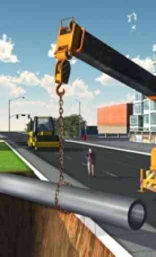 Ciudad Construcción 2016 - 3D grúas pesadas y camiones Simulación 4
