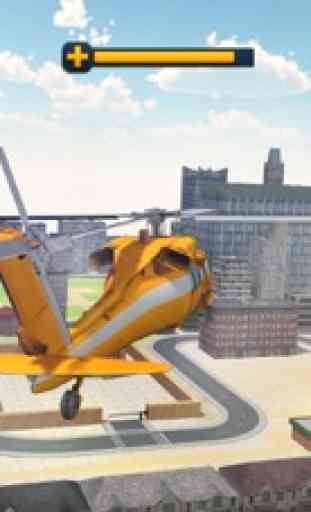 Ciudad de helicóptero simulador - Juego 3D Apache Flying Simulación 2