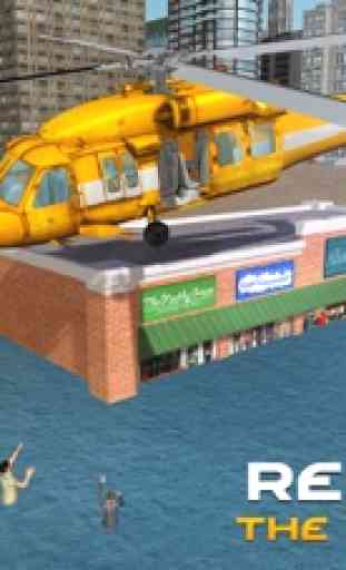 Ciudad de helicóptero simulador - Juego 3D Apache Flying Simulación 4