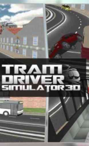 Ciudad Tranvía de conducción del conductor Sim 3D 2