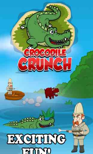 Cocodrilo Crunch – picadura de los pescados - Crocodile Crunch : Bite the Fish 1