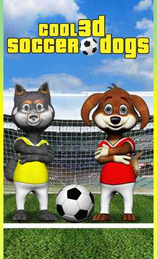 Cool 3D Soccer Dog Games - Futball Rally With Perfect Flick Kick Game 1