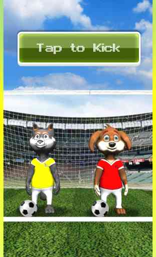Cool 3D Soccer Dog Games - Futball Rally With Perfect Flick Kick Game 3