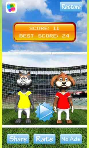 Cool 3D Soccer Dog Games - Futball Rally With Perfect Flick Kick Game 4