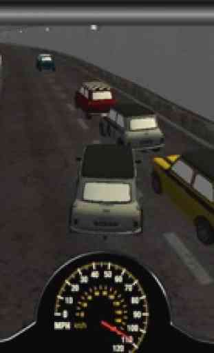 Loco de coches Mini Motor Racing 3D - la circulación por carretera Taxi Driver simulador rush 1