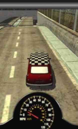 Loco de coches Mini Motor Racing 3D - la circulación por carretera Taxi Driver simulador rush 4