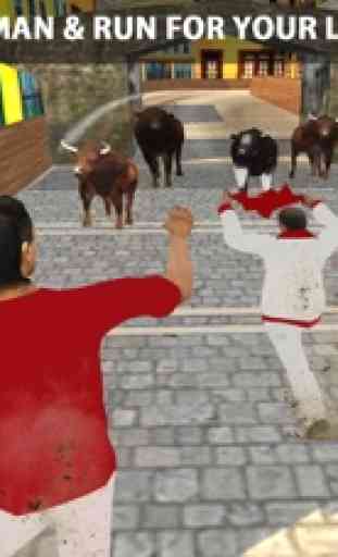 loco furioso ataque de toros de la ciudad: simulador de animal salvaje 2016 3