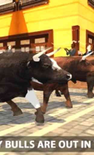 loco furioso ataque de toros de la ciudad: simulador de animal salvaje 2016 4