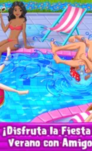 Fiesta loca en la piscina 1